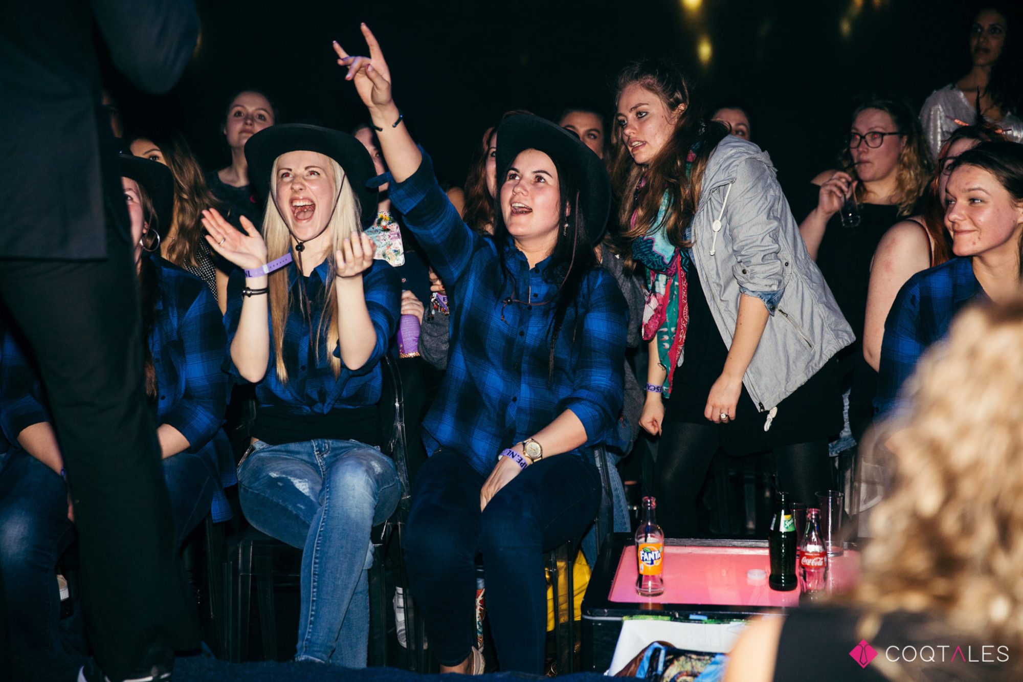 a group of people posing for the camera