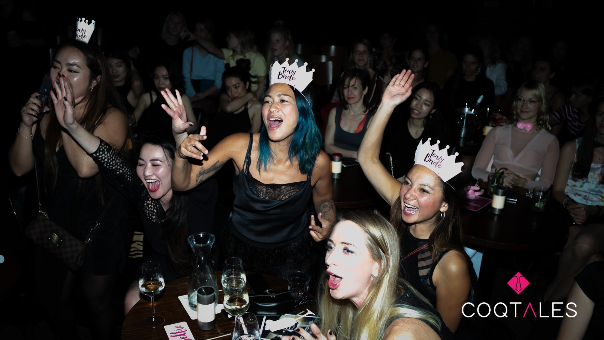 a group of people posing for the camera