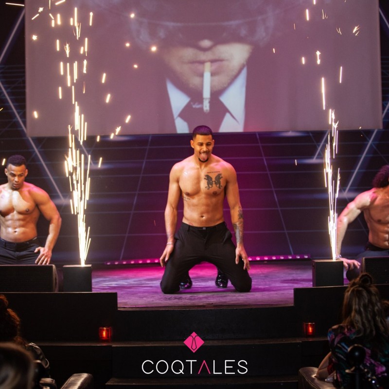 a group of people on a stage