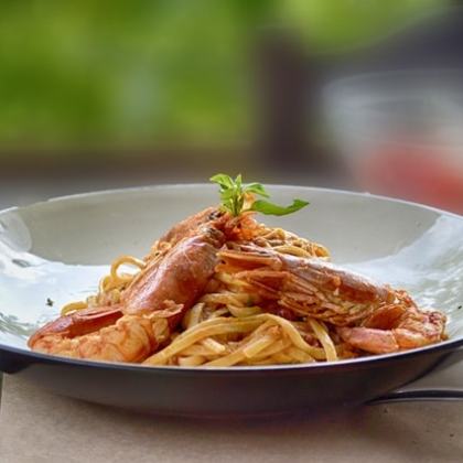 a bowl of food on a plate